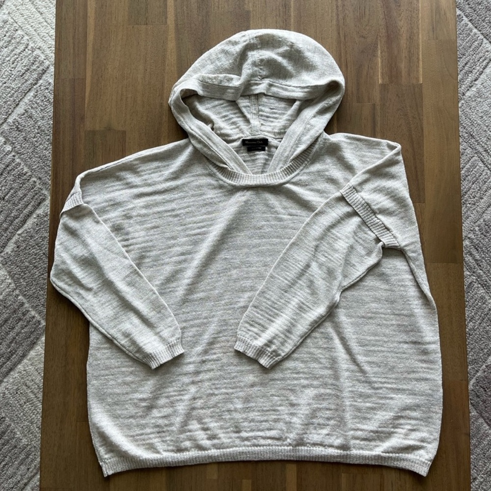 MASSIMO DUTTI| CREWNECK SWEATER WITH HOOD